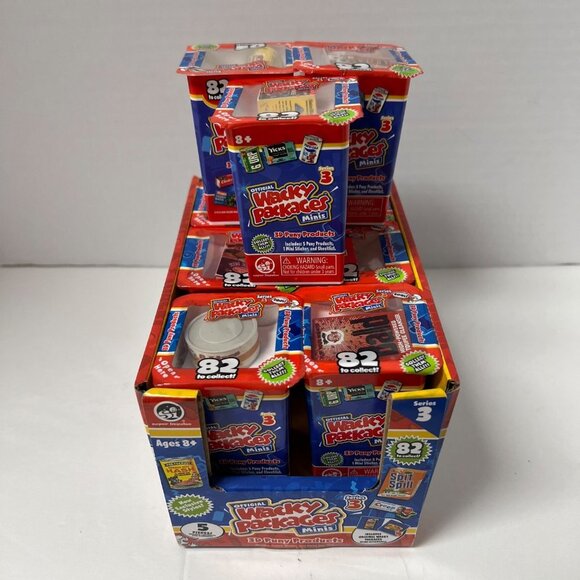 TOPPS WACKY PACKAGES 3D MINIS SERIES 3 BOX OF 9 UNOPENED PACKS **NEW** - Picture 1 of 5